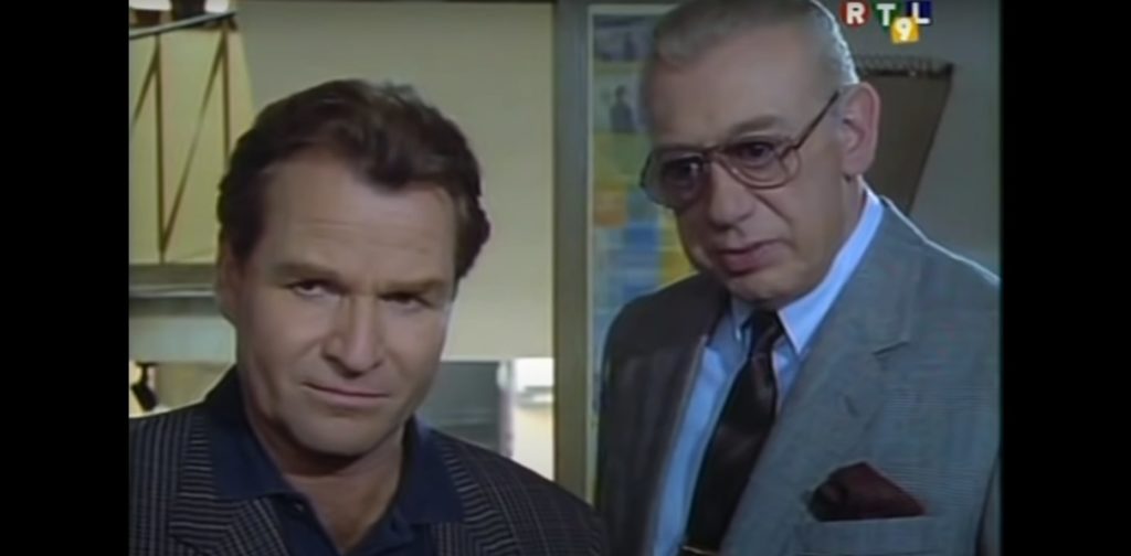 Inspecteur Derrick et Harry Klein dans l'épisode *Une journée à Munich"