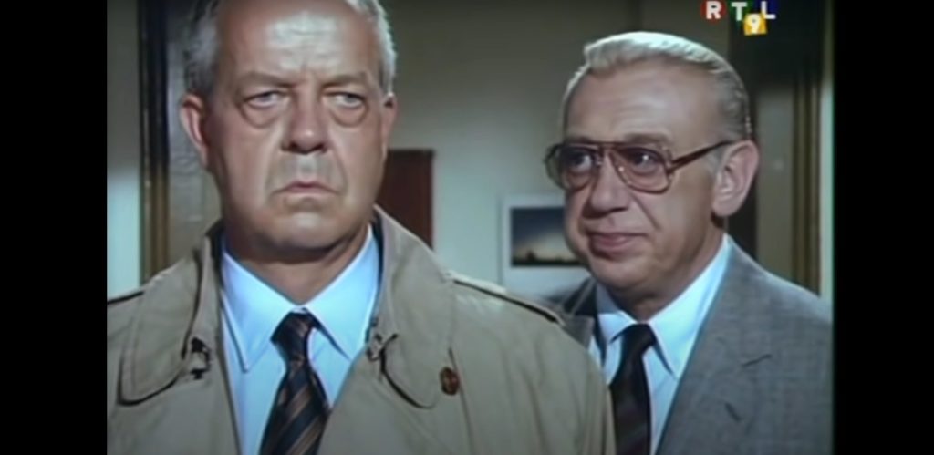 Sassner et Derrick dans l'épisode "une journée à Munich"