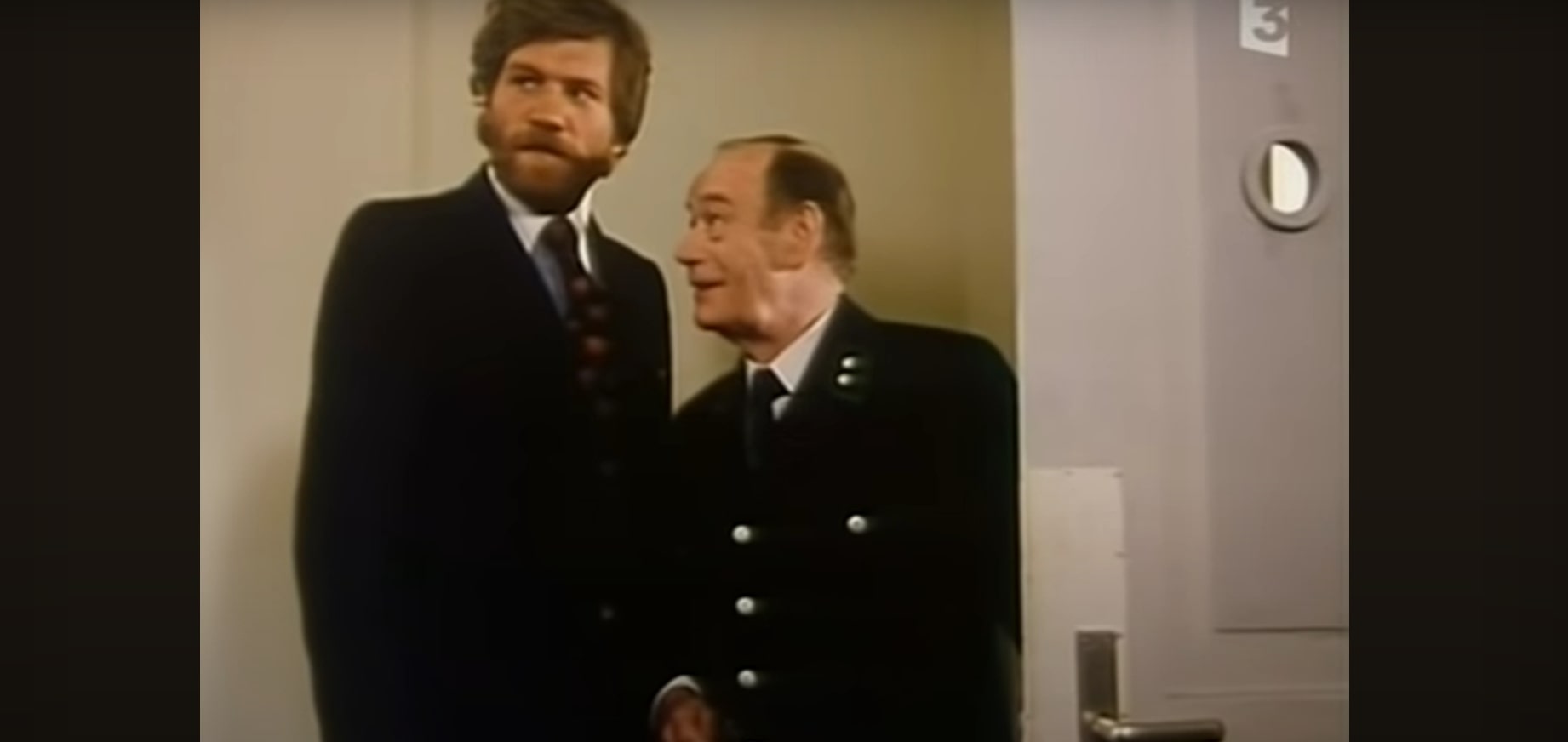 Günter Hausmann et Mr Pleitgen dans l'épisode "La Cavale" de la série Inspecteur Derrick
