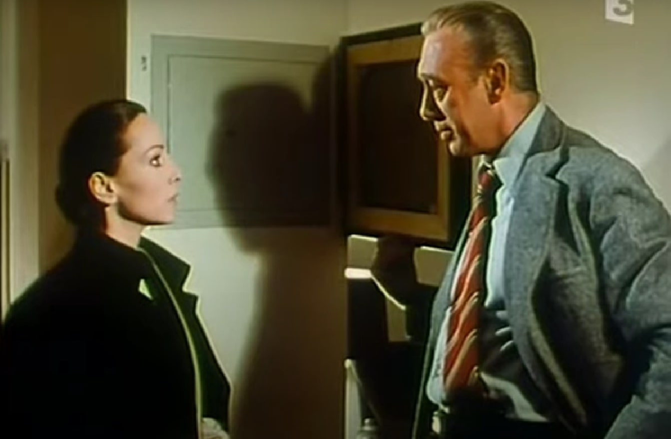 Andrea et Horst Tappert dans l'épisode "Crime du Trans Europe Express" de la série Inspecteur Derrick