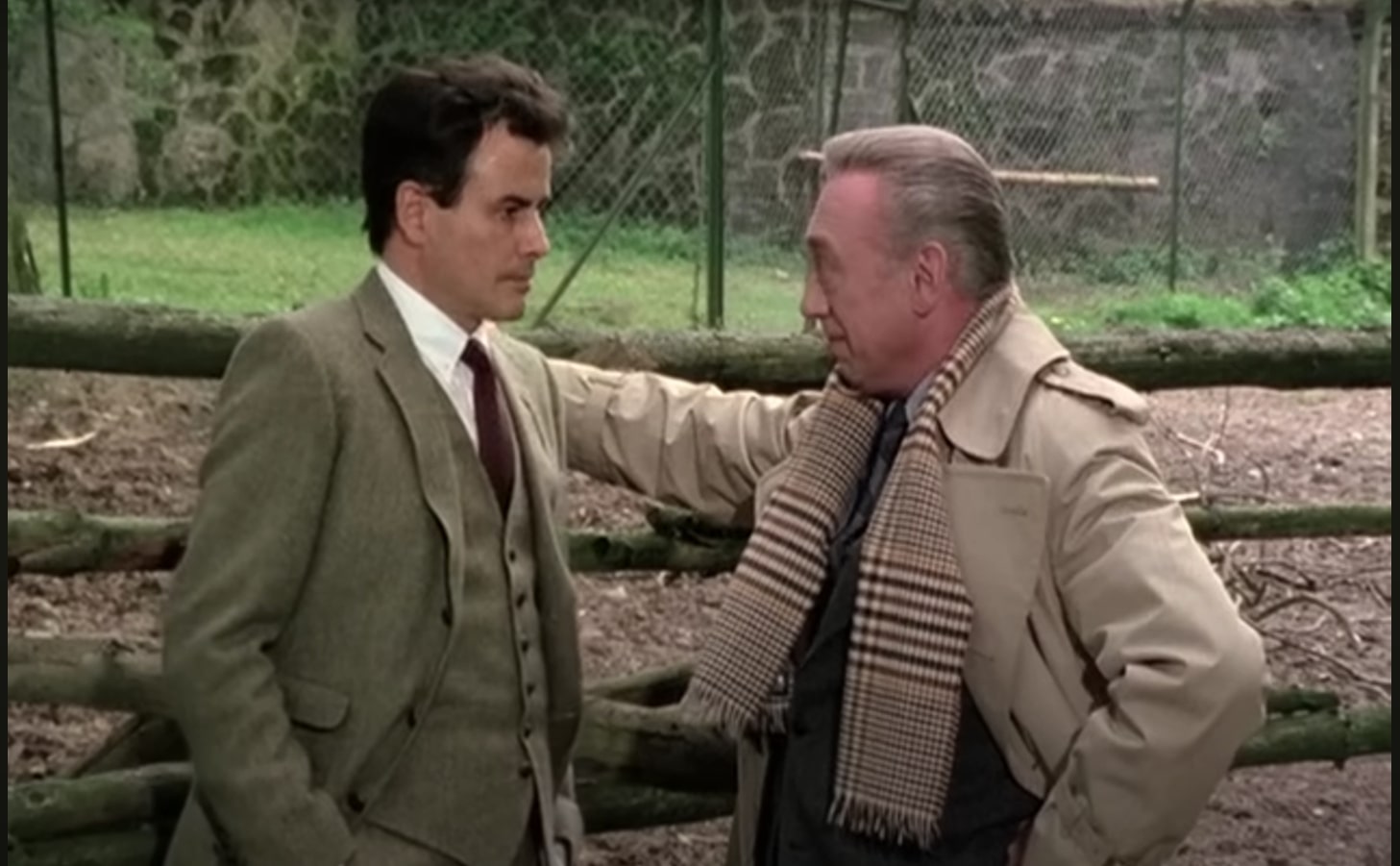 Rolf Becker et Horst Buchholz dans l'épisode "La tentative" de la série Inspecteur Derrick
