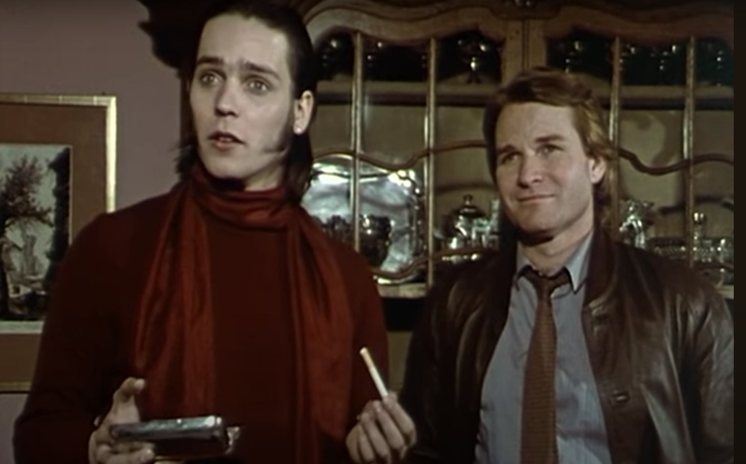 Jacques Breuer et Fritz Wepper dans l'épisode "Du sang dans les veines" de la série Inspecteur Derrick
