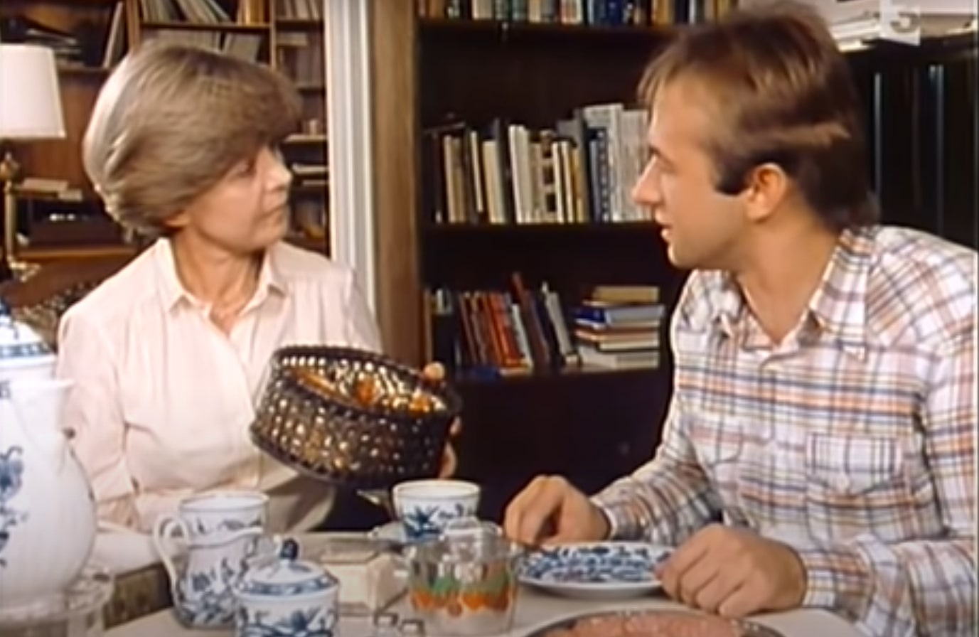 Gisela Peltzer et  Wolfgang Müller dans l'épisode "Le Facteur L" de la série Inspecteur Derrick